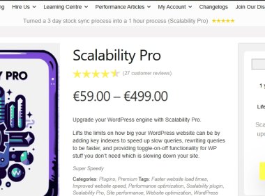 WordPress 数据库优化插件开心免费版–Scalability Pro v5.64